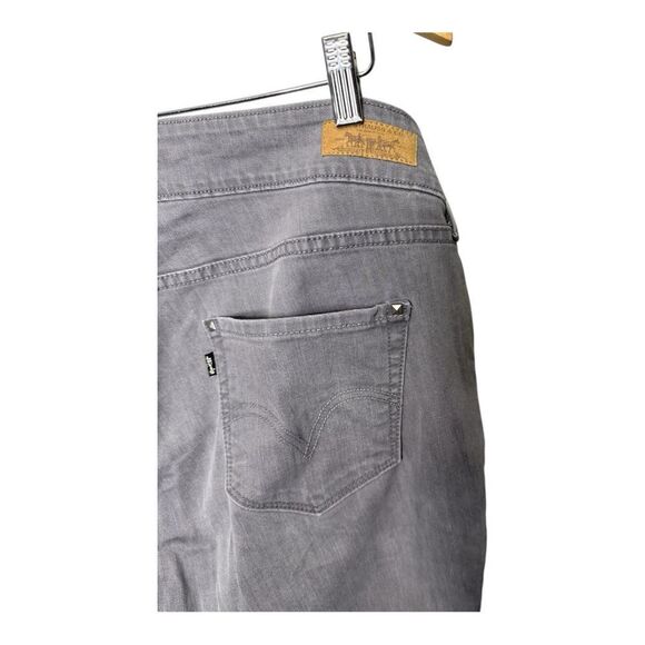Levis 542 Skinny Jeans Women's 16 Grey  Zippered Front Pockets Riveted Stretch - Picture 8 of 11